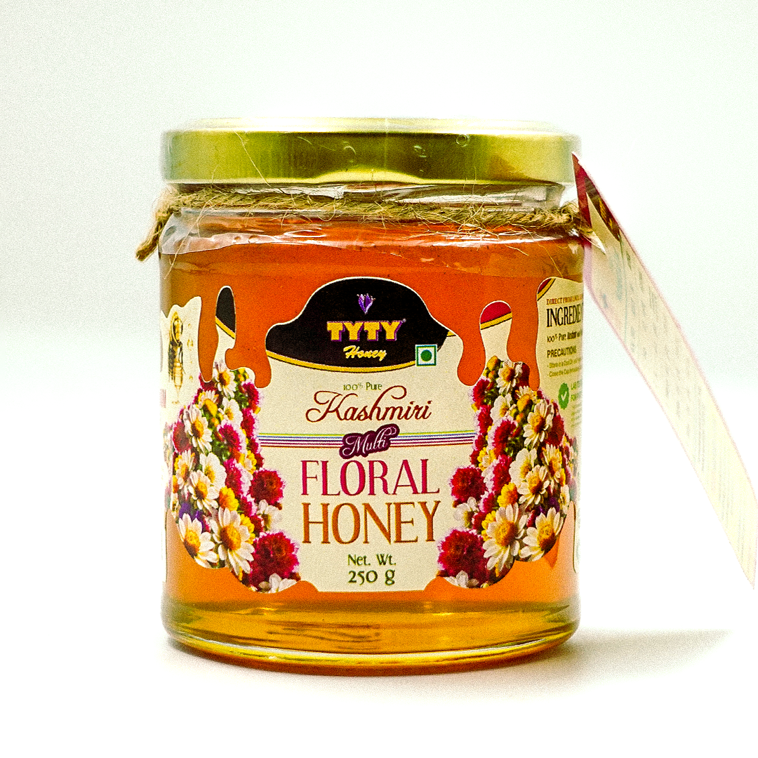 Kashmir's Pure & Unprocessed Multi-Floral Honey , Leaves you Hungry for more! - TYTY Multi-Floral Honey