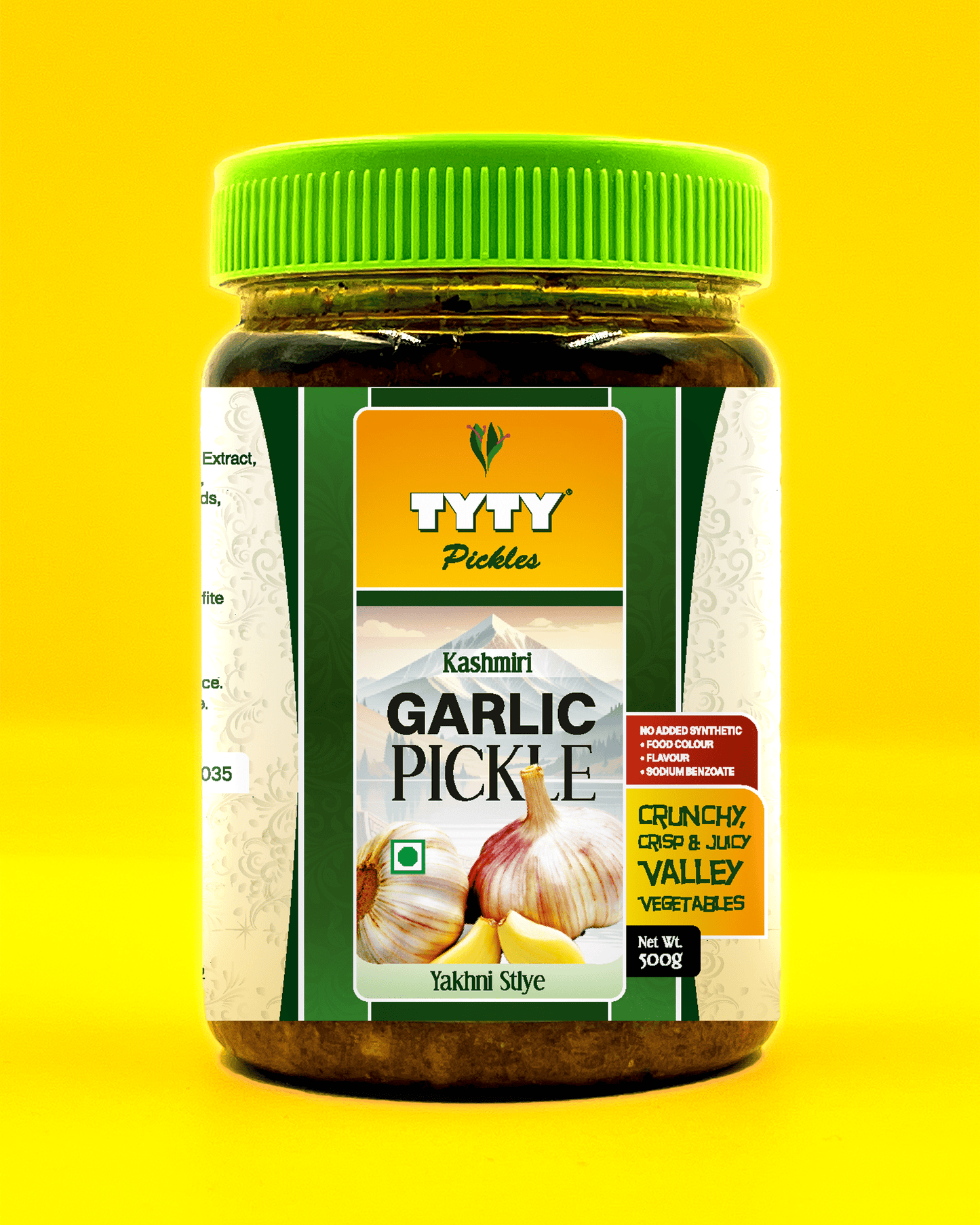 PREBIOTIC Garlic Pickle (Kashmiri) | Yakhni Style