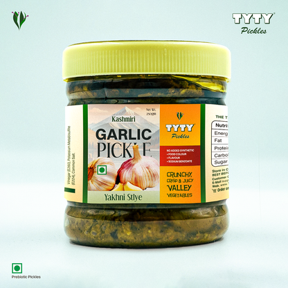 PREBIOTIC Garlic Pickle (Kashmiri) | Yakhni Style