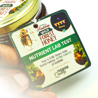 TYTY Wild-Forest Honey (Kashmiri | 100% Pure)