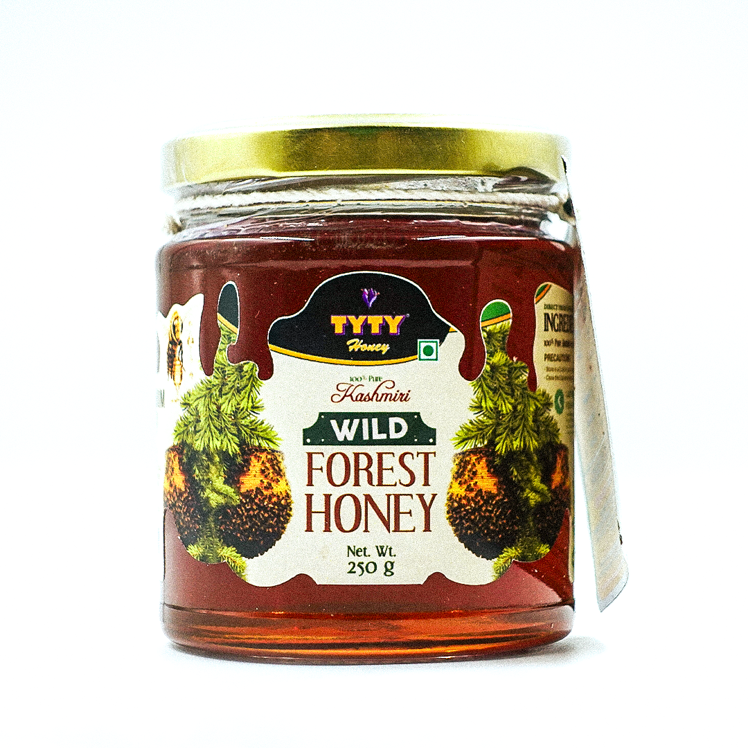 TYTY Wild-Forest Honey (Kashmiri | 100% Pure)