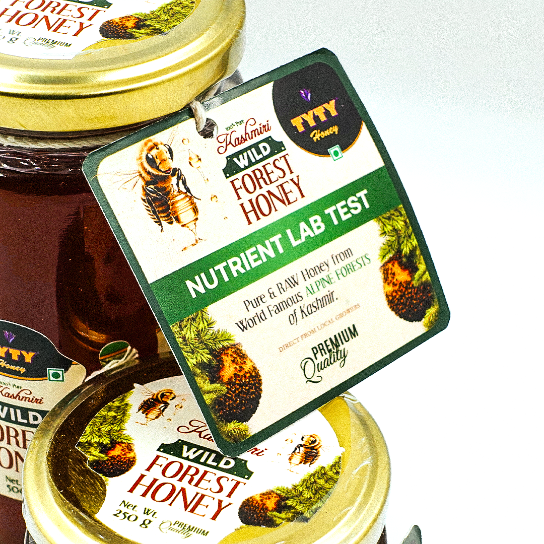 TYTY Wild-Forest Honey (Kashmiri | 100% Pure)