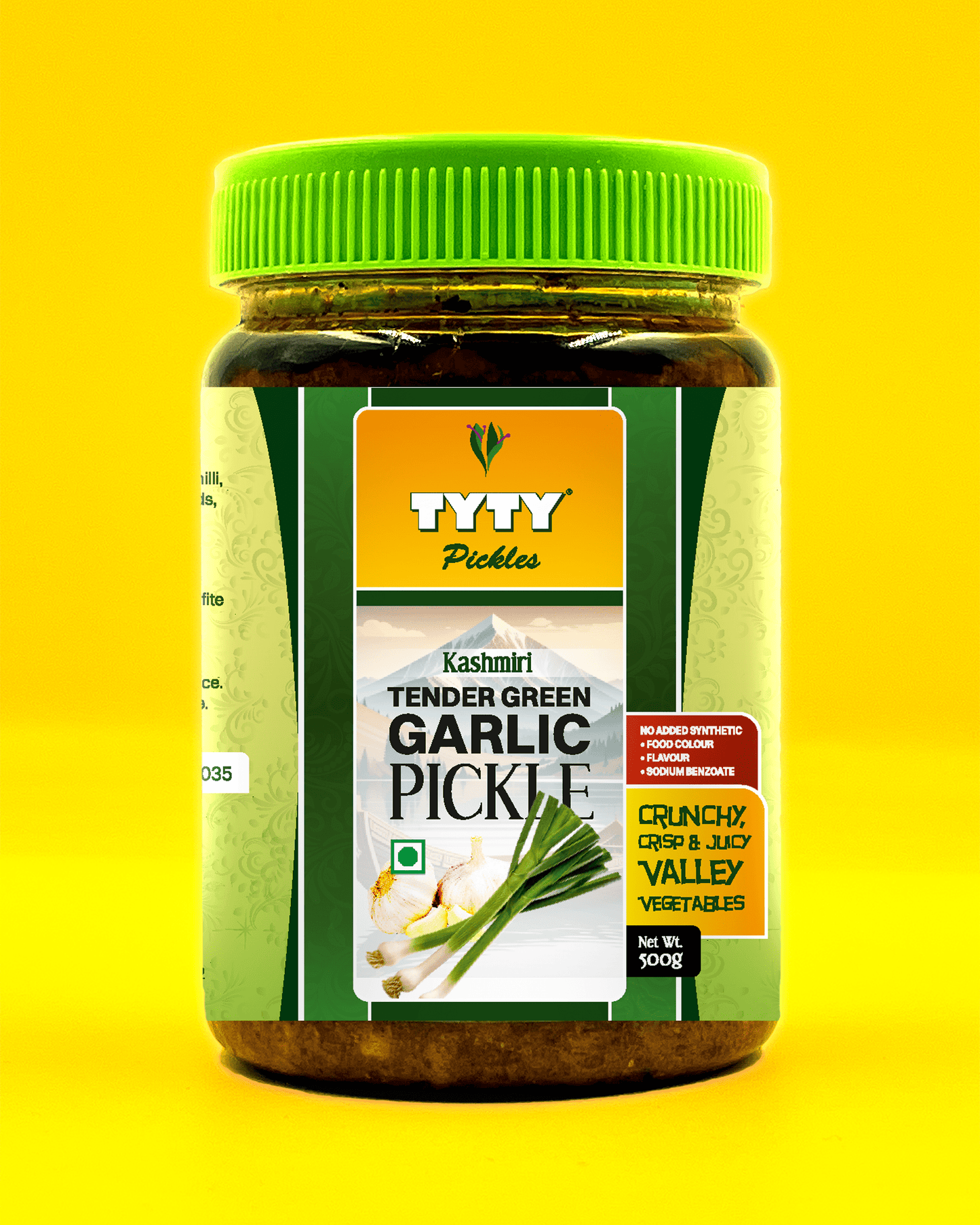 PREBIOTIC Tender Green Garlic Pickle (Kashmiri)