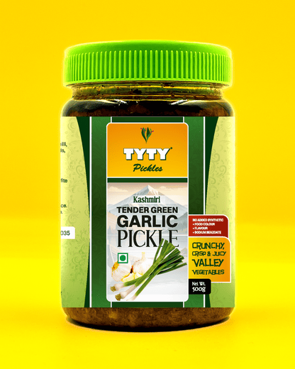 PREBIOTIC Tender Green Garlic Pickle (Kashmiri)