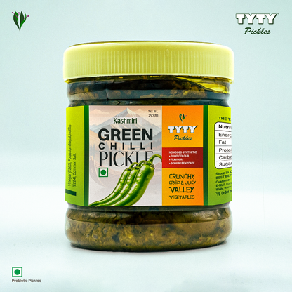 PREBIOTIC Green Chilli Pickle (Kashmiri)